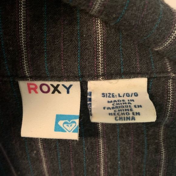 Roxy 3/4 Sleeve Button Front Jacket - Picture 8 of 9